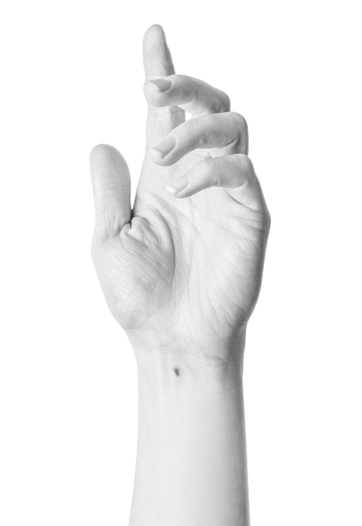 A relaxed, healthy hand and wrist
